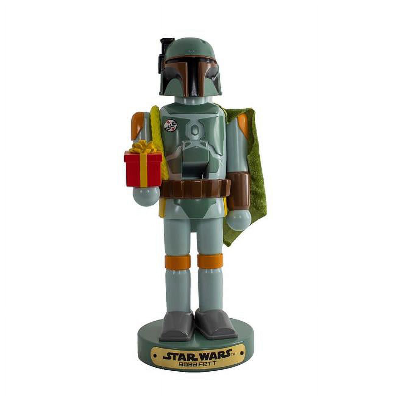 10 in. Kurt Adler Boba Fett with Present Nutcracker