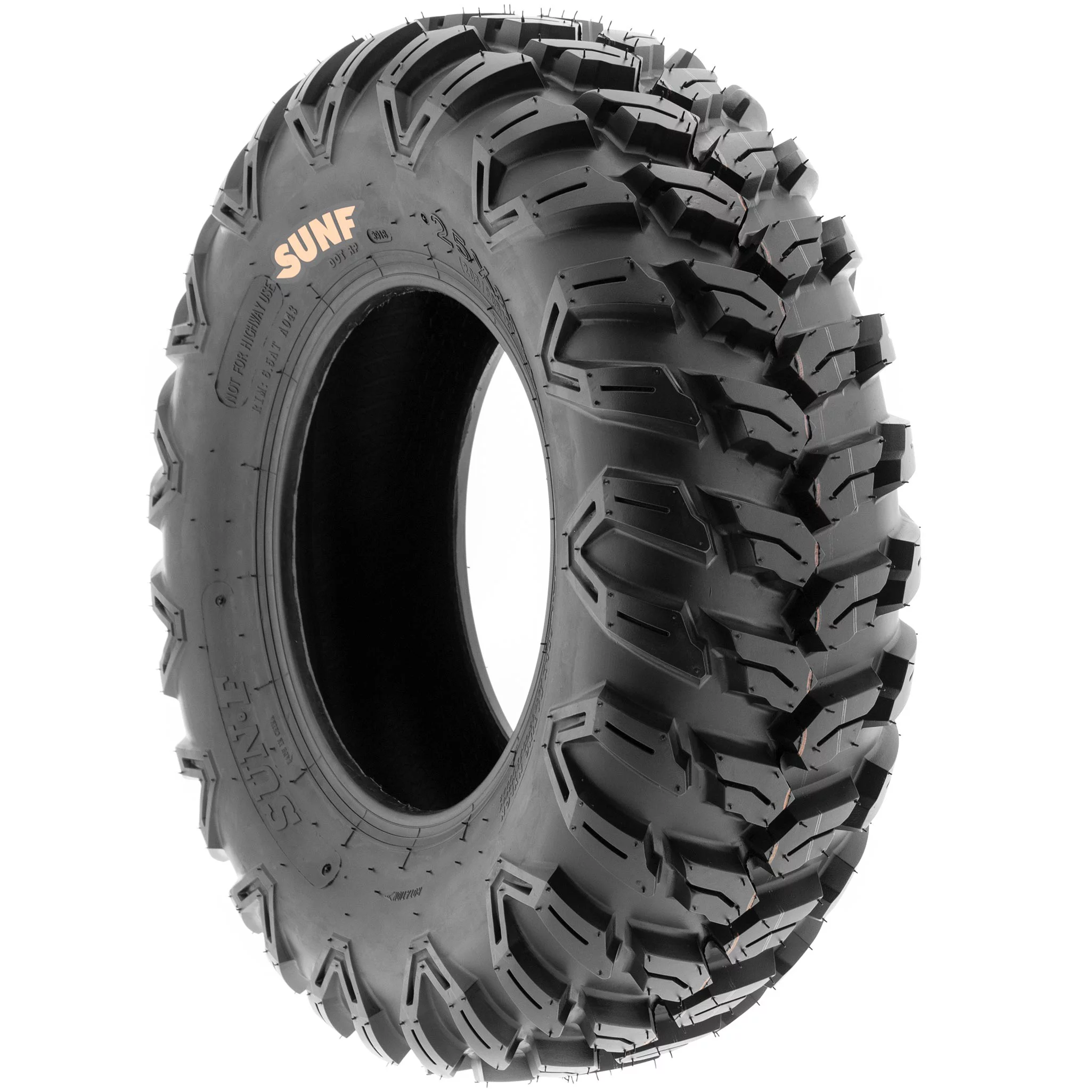 SunF All Terrain ATV UTV Tires 27x11R12 27x11x12 6 PR A043 (Single)