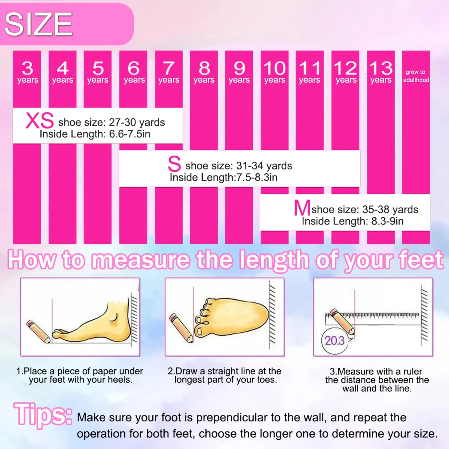 Otufan 2 in 1 Roller Skates Adjustable Kids Roller Skates Child's Inline Skates and Classial Quad for Beginner Boys and Girls Aged 3 to 10 Years, Pink， S