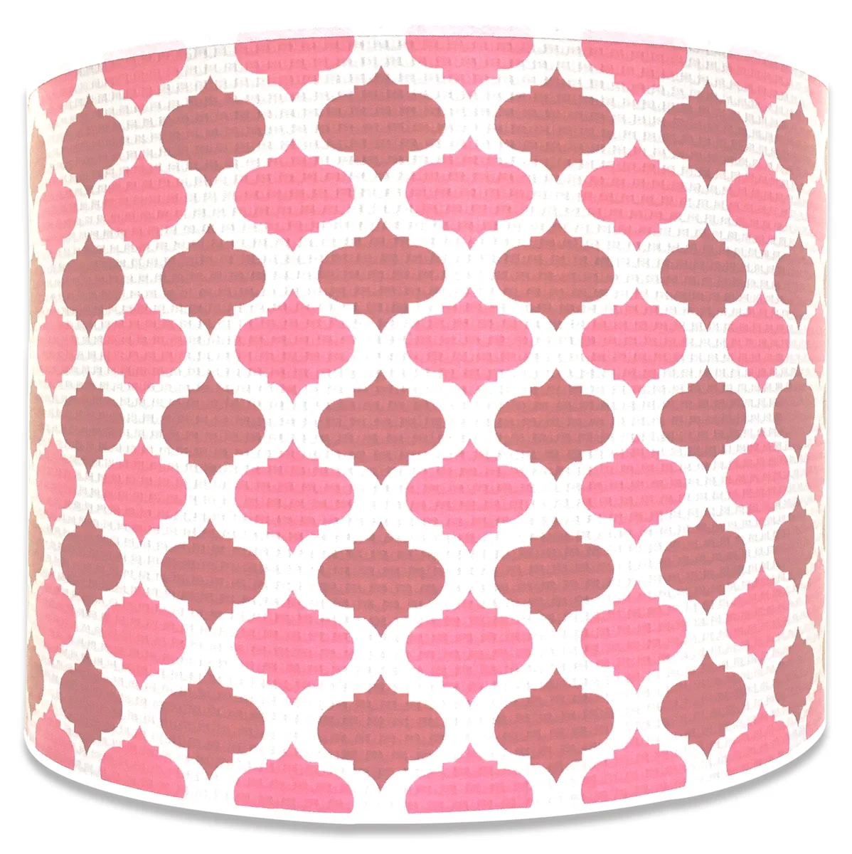 Royal Designs, Inc. Custom Handmade Hardback Shade, 10in, Two Tone Pink