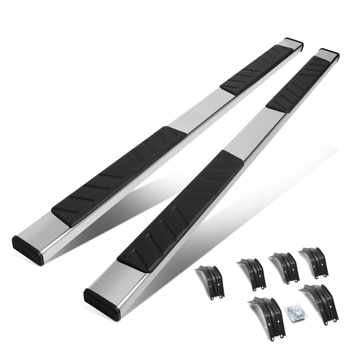 DNA Motoring STEPB-ZTL-8171-SS for 1999 to 2016 Ford F150 F250 F350 F450 Crew Cab Pair 5