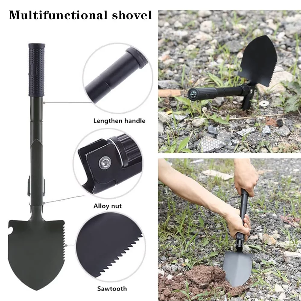 YILAIRIOU Car Emergency Roadside Kit - Auto Vehicle Safety Road Side Assistance Kits Jumper Cables Set