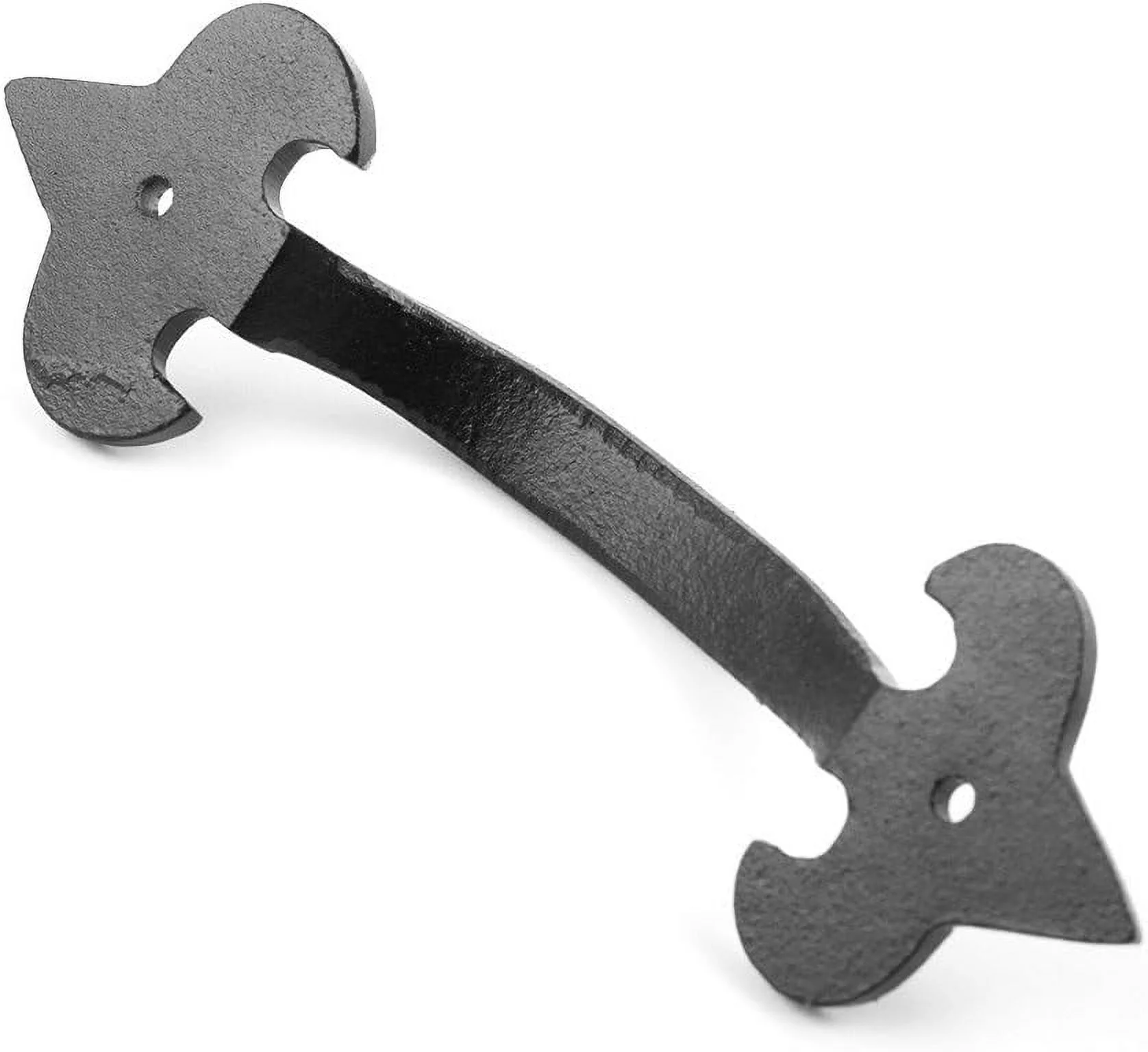 Black Wrought Iron Cabinet Handle 6.5