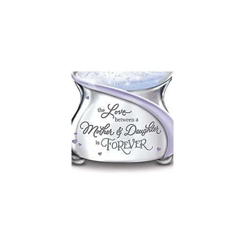 The Love Between Mother and Daughter is Forever Musical Glitter Globe