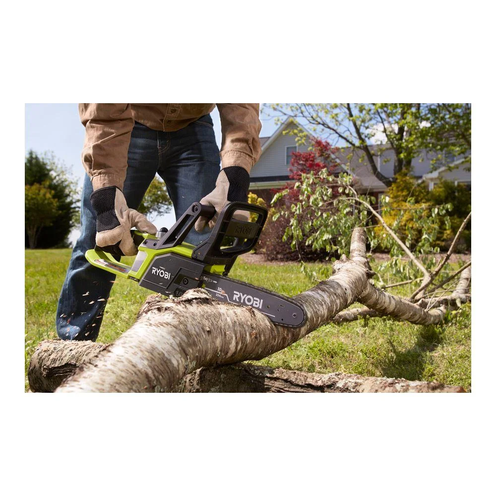 Ryobi ONE+ 10 in. 18-Volt Lithium-Ion Cordless Chainsaw - Battery and Charger Not Included