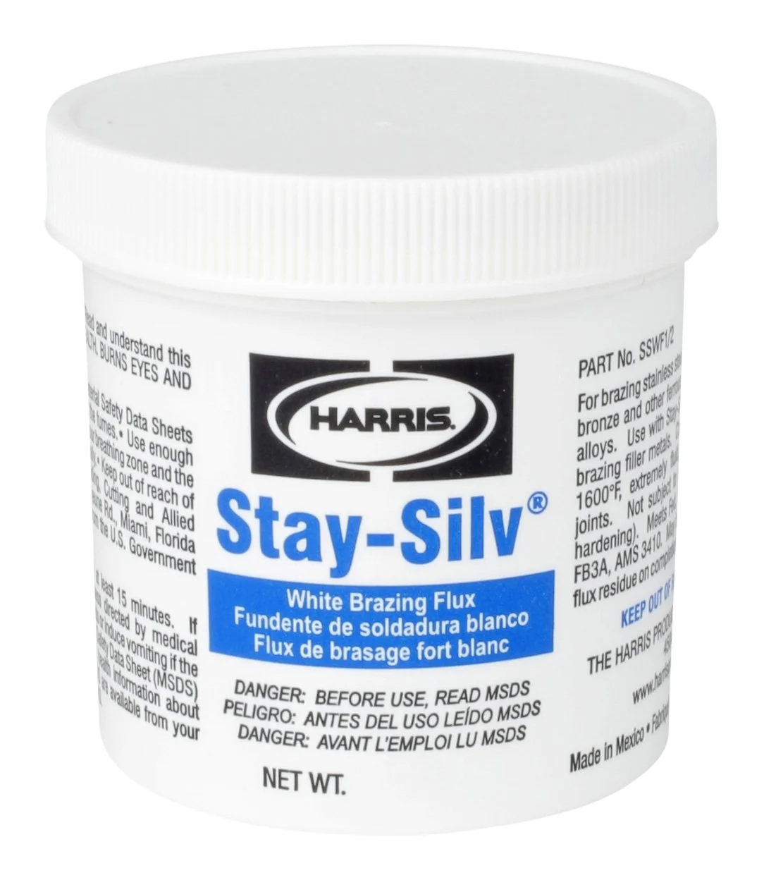 Harris Genuine OEM 40022 Brazing Application Stay Silv White Brazing Flux