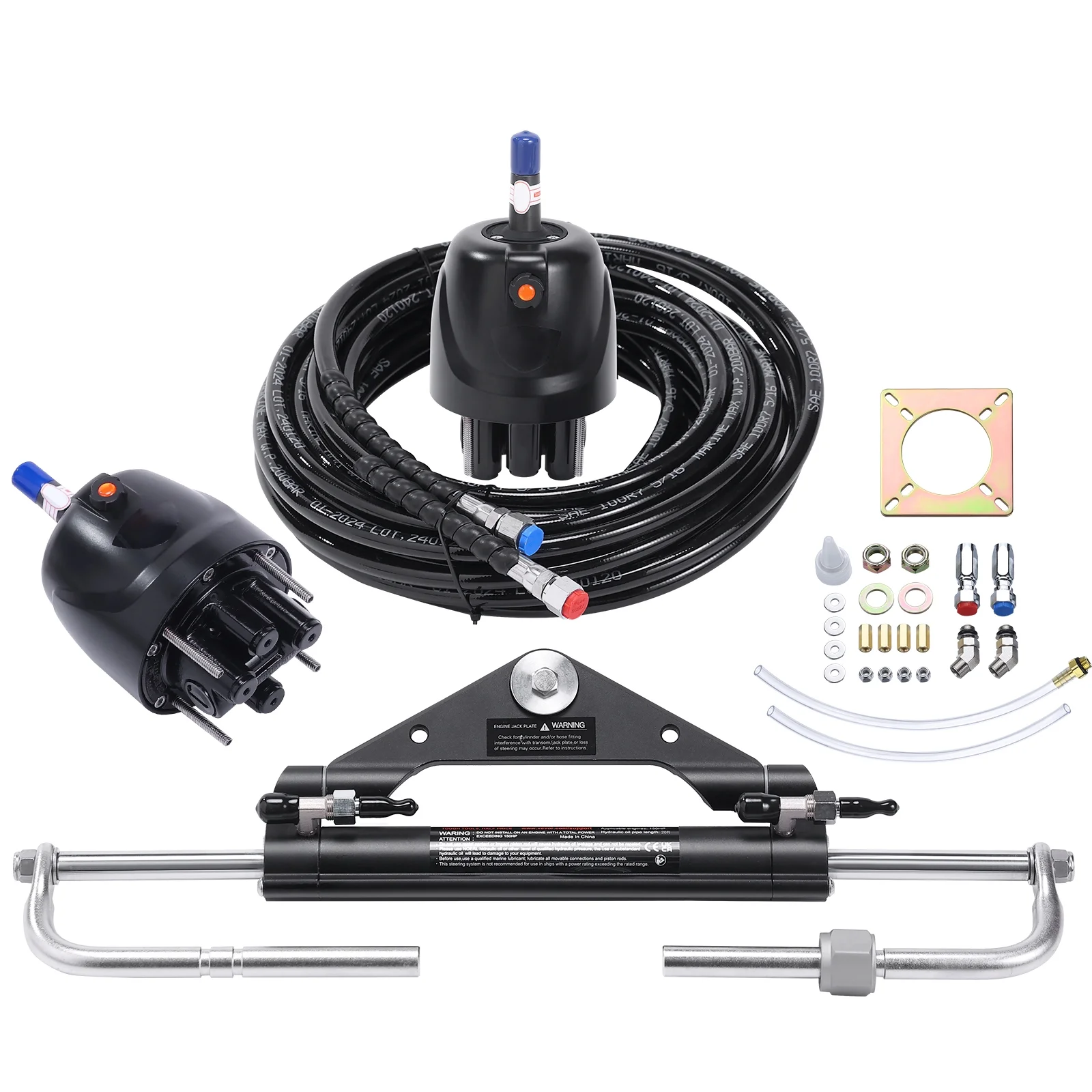 SKYSHALO 150HP hydraulic outboard steering kit Marine navigation system