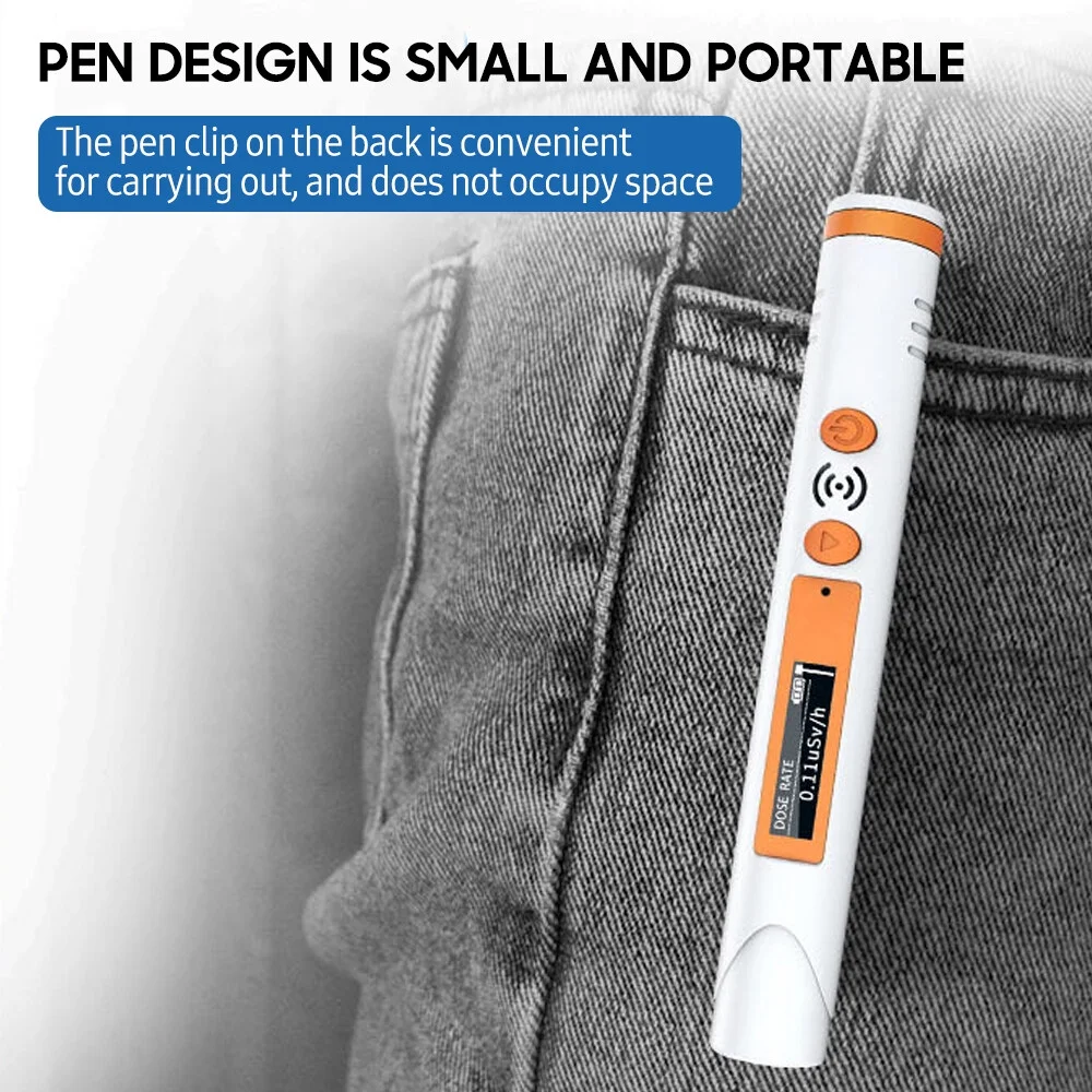 Geiger counter,Portable X Y Personals Dose Counter -ray Tool Palm-size Pen-type Nuclear Portable Dose Counter With Counter With Sound Huiop Handheld Pen-type Nuclear Palm-size Personals Dose