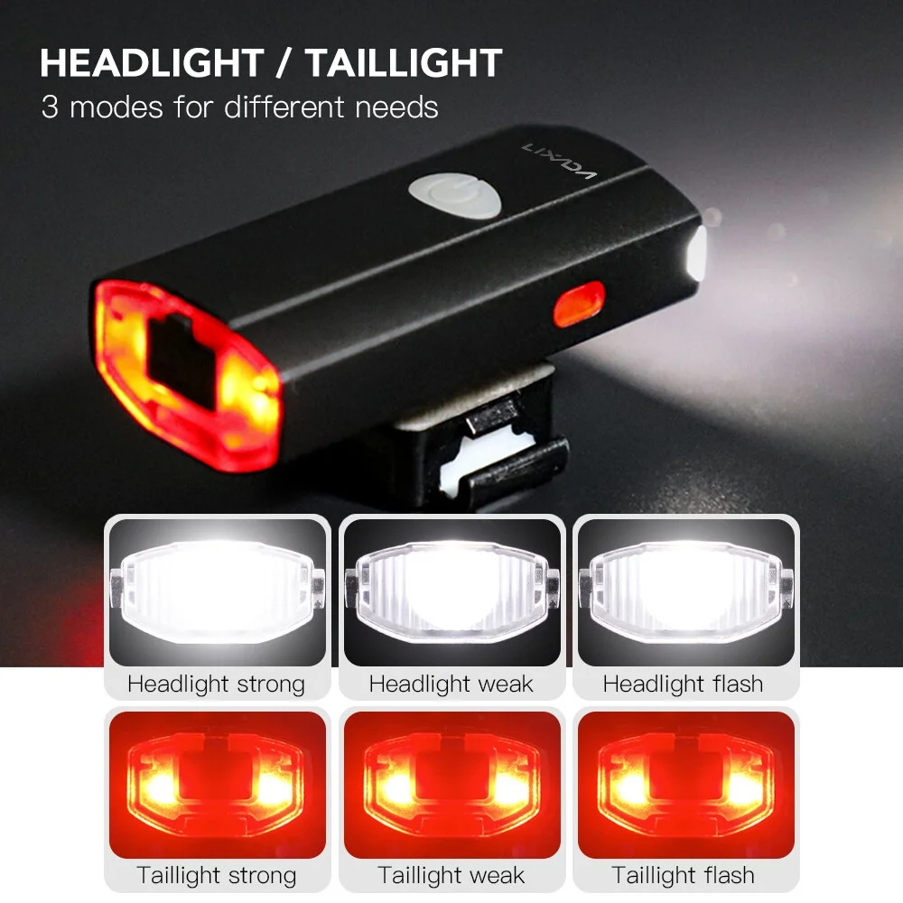 Lixada Helmet Light,Bike Helmet Handlebar Rear Mountain Rear Mountain Road Waterproof And Handlebar Usb Helmet Waterproof In 1 Bike And Handlebar Rear Helmet Waterproof And Road Kids Bikes 2 In 1