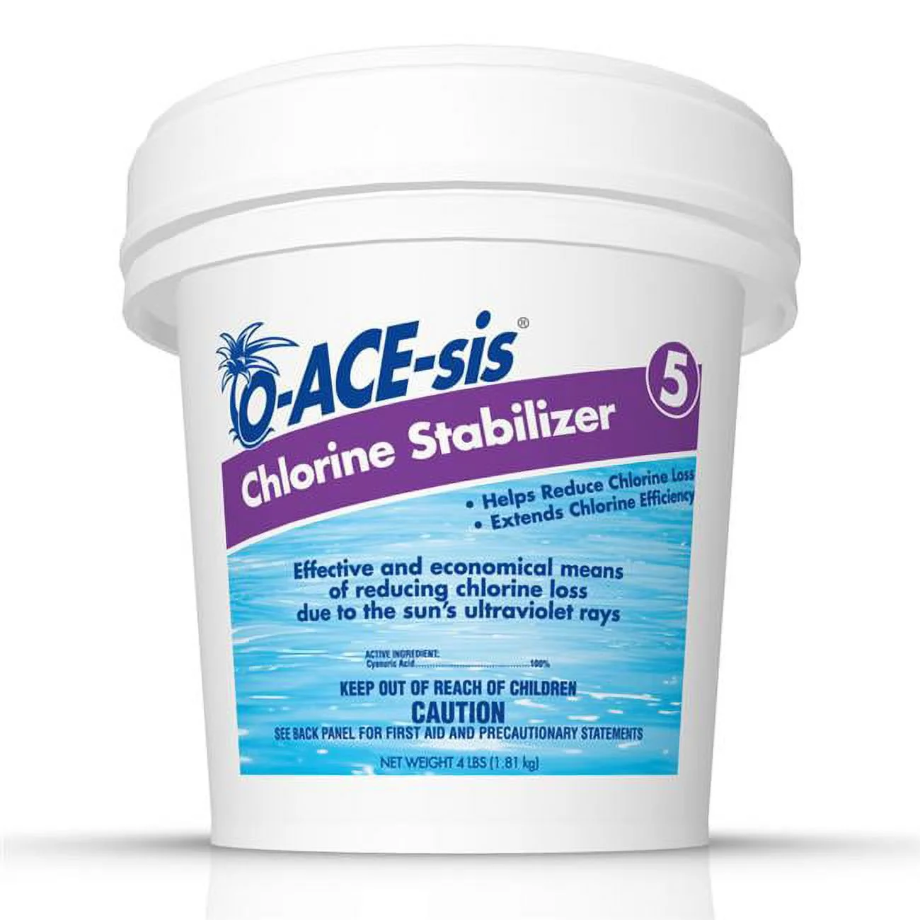 4 lbs Granule Chlorine Stabilizer - Pack of 8