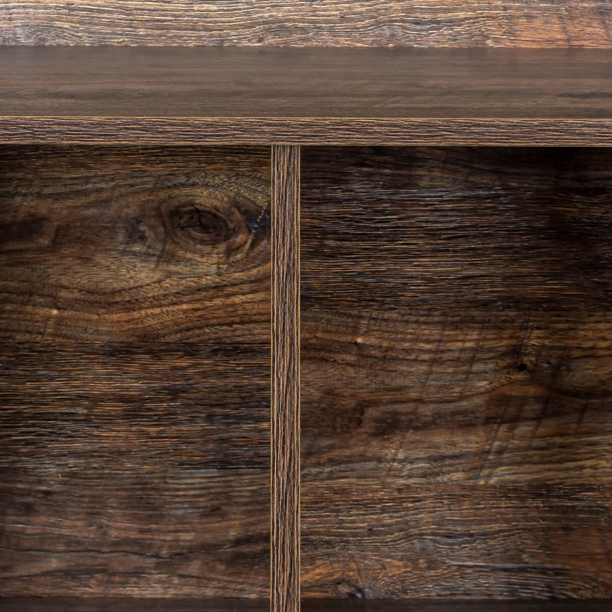 Royard Oaktree 10-Cube Bookcase Freestanding 3-Tier Open Bookshelf Wood Cube Storage Organizer with 10 Storage Compartments and Top Shelf Retro Display Cabinet for Bedroom, Living Room, Office (Brown)