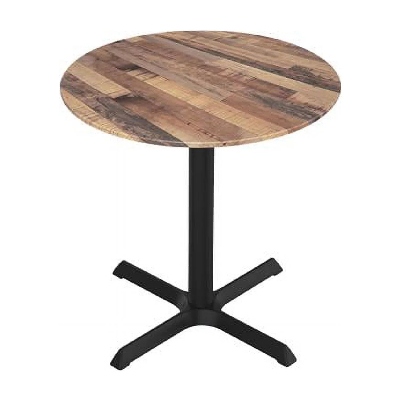 Holland Bar Stool  30 in. Indoor & Outdoor All-Season Table with 36 in. Dia. Round Rustic Top
