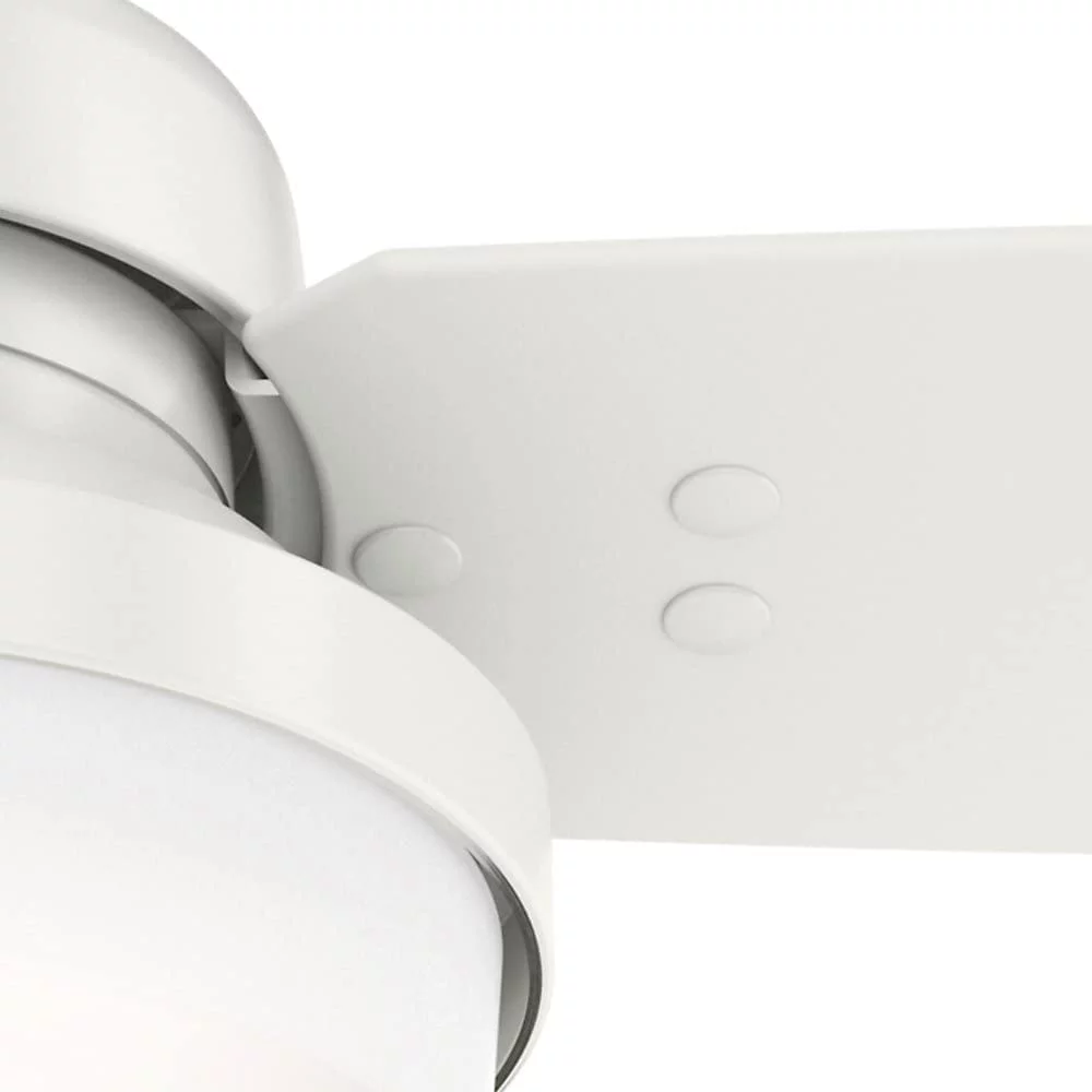 AUCHI Fan Company, 59157, 52 inch Sentinel Brushed Nickel Ceiling Fan with LED Light Kit and Handheld Remote