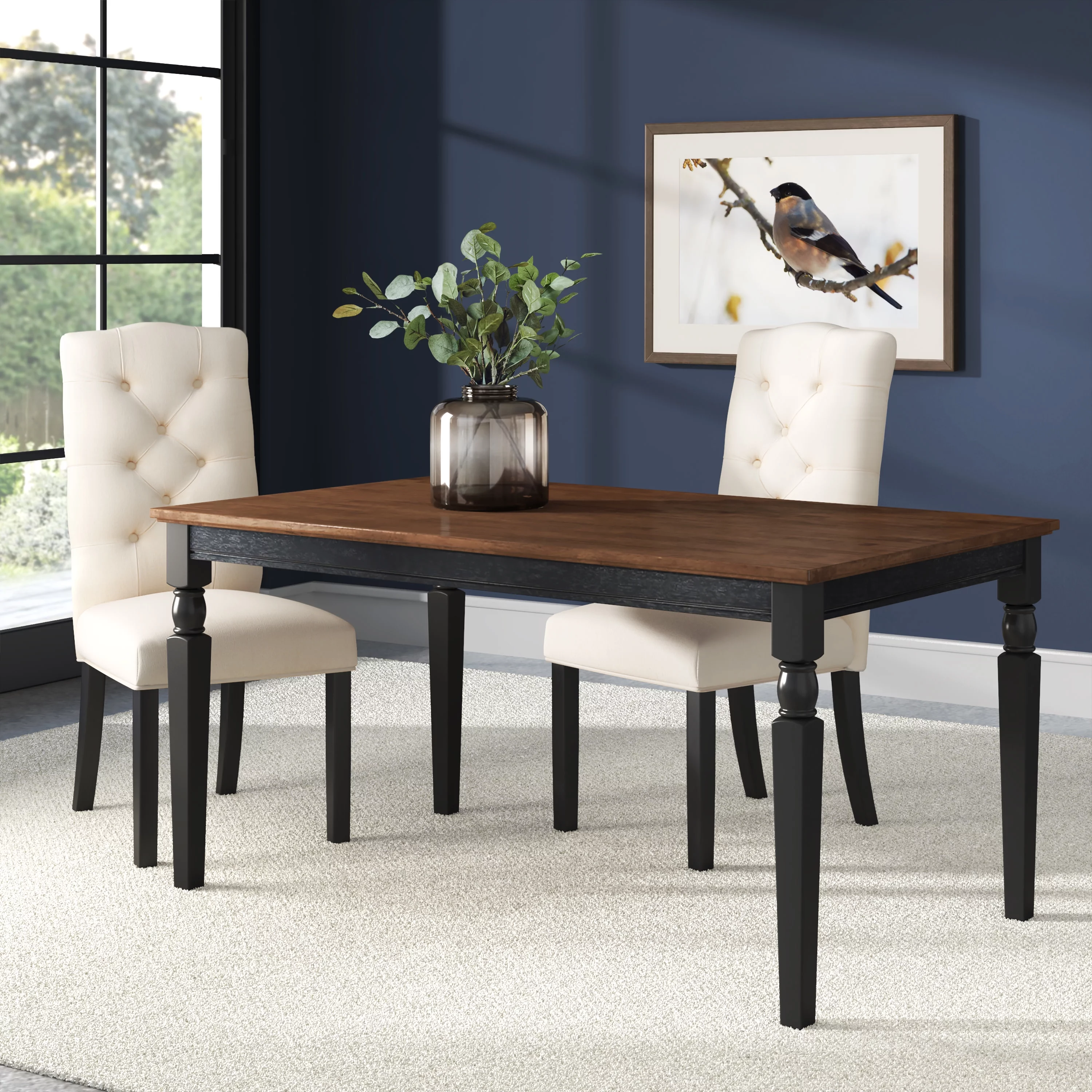 Finch Provence Dining Table Black