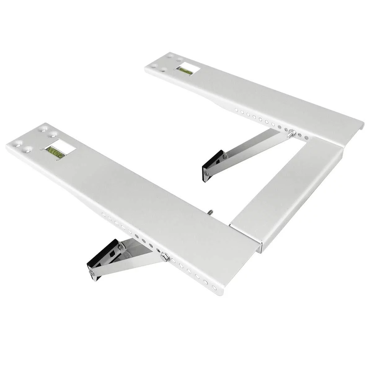 Qualward Air Conditioner Bracket Window AC Support Brackets - Heavy Duty with 2 Arms, Up to 180 lbs for 12000 to 24000 BTU AC Units