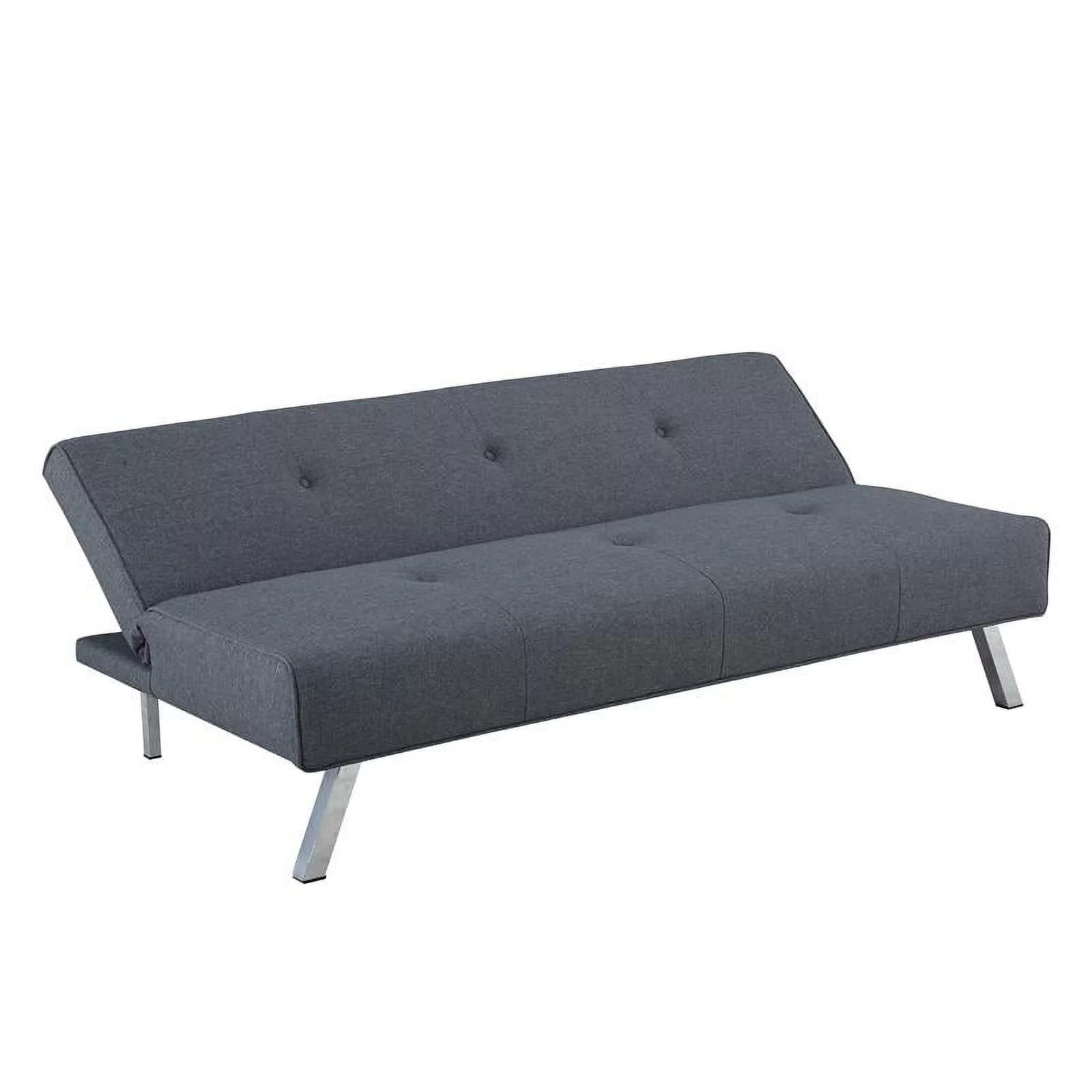 Serta Sloan Dream Lift Convertible Sofa in Charcoal Gray Fabric
