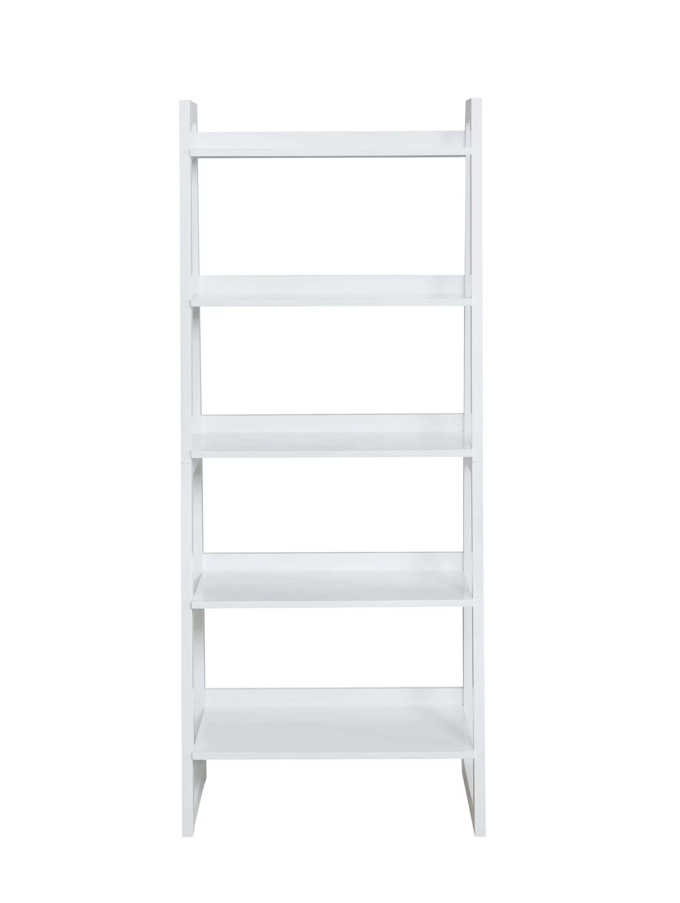 5-shelf Ladder Bookcase Cappuccino