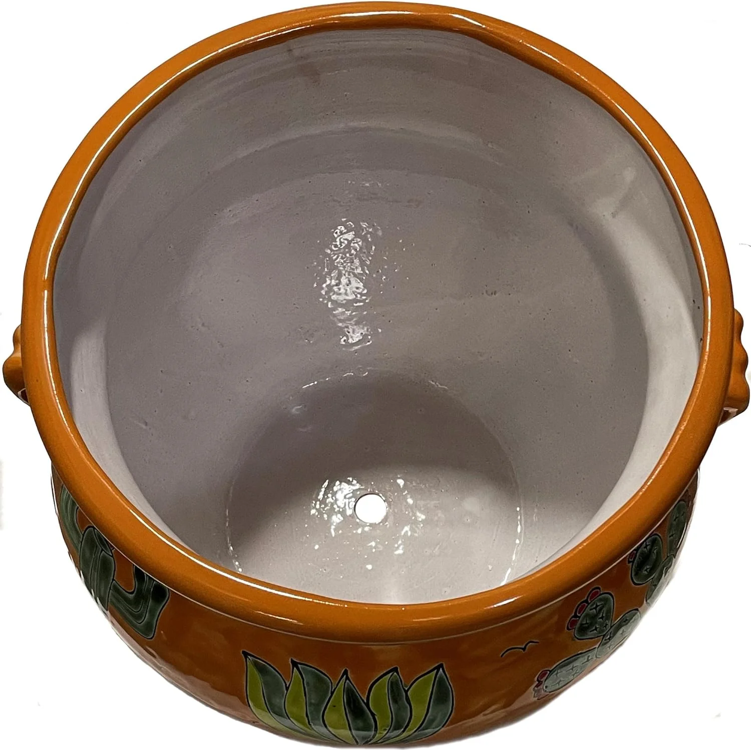 Medium-Sized Desert Mexican Colors Talavera Ceramic Garden