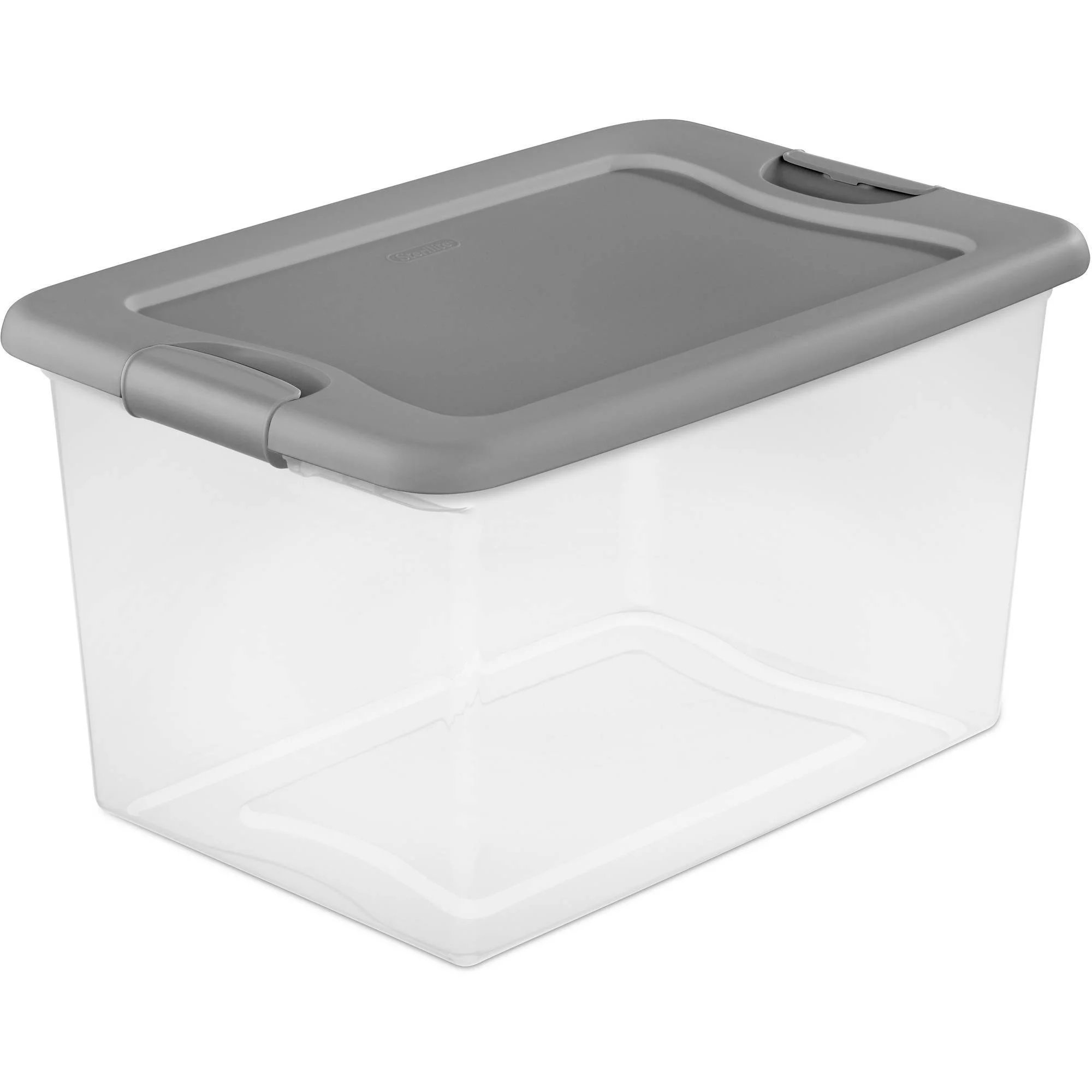 Sterilite 64-Quart Latching Box, Titanium (Available in Case of 6 or Single Unit)