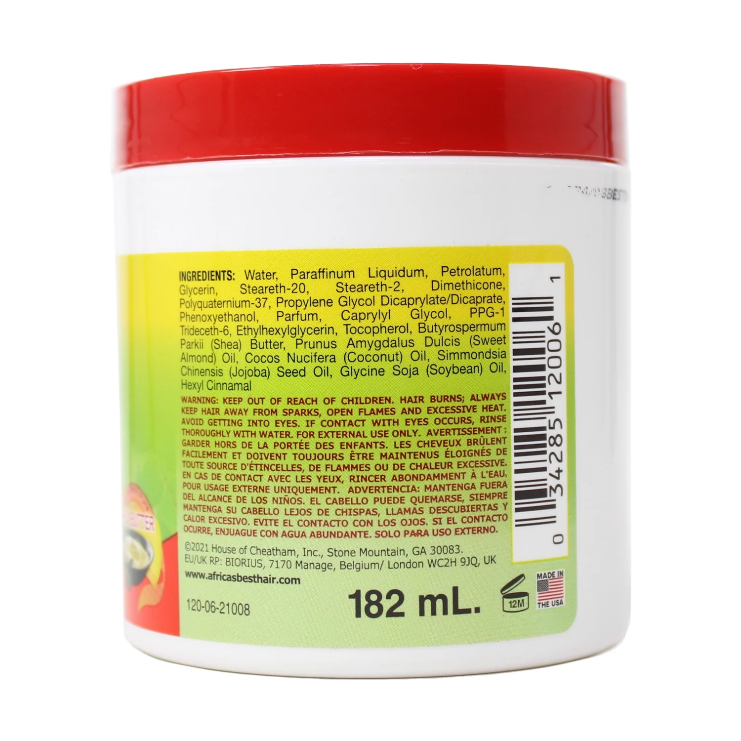 Africas Best Triple Repair Oil Moisturizer Hair and Scalp Conditioner, 6 oz, 3 Pack