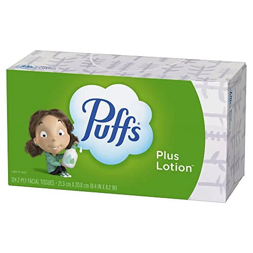 Plus Lotion Facial Tissues (Pack of 8)