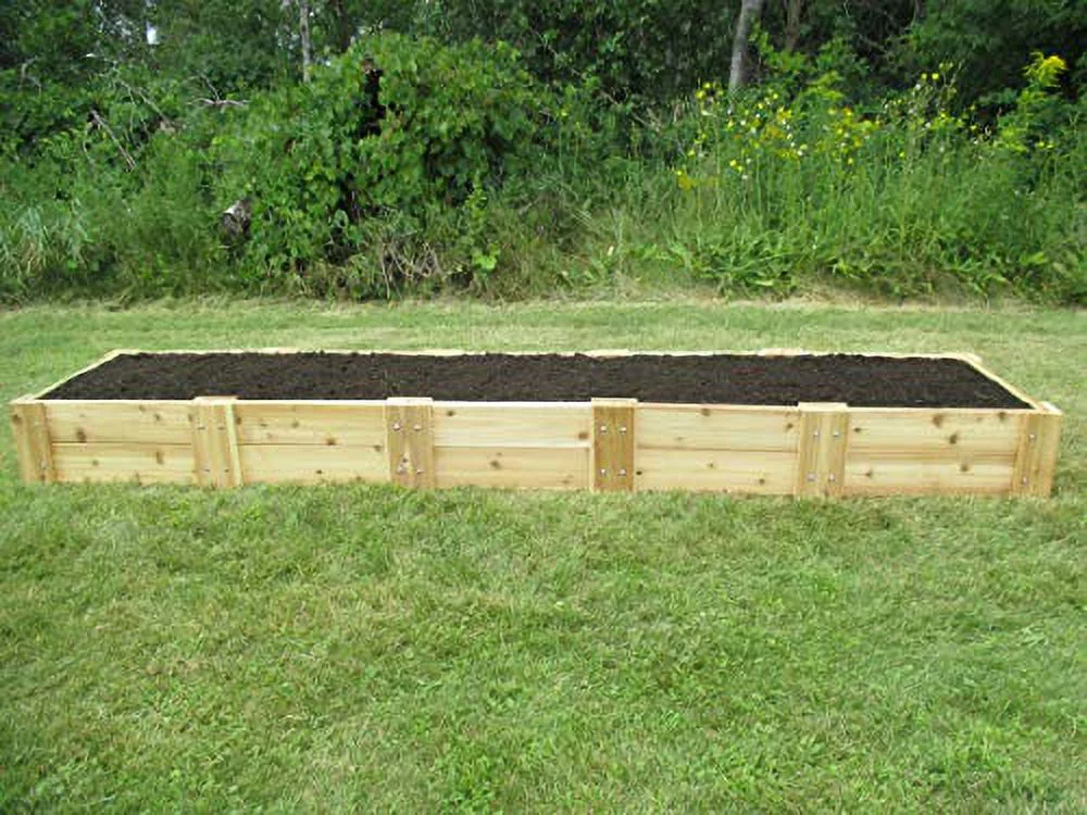 Cedar Raised Bed Garden Kit by Infinite Cedar 2 ft. x 10 ft. x 11 inches H