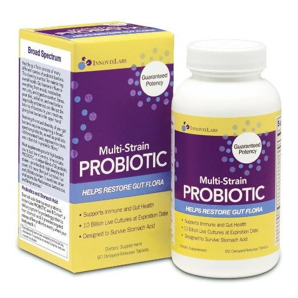 InnovixLabs Multi-Strain Probiotic, 50 Billion, 60 Capsules
