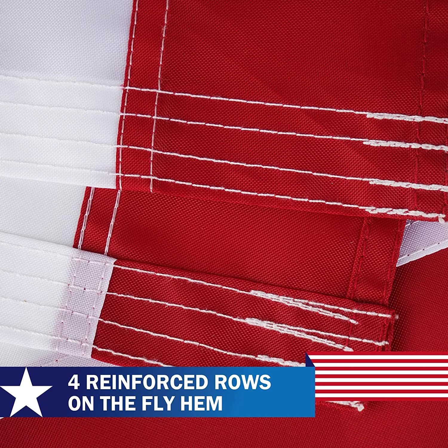 American Flag 4x6 - Premium American Made US Flag 4x6 ft. Embroidered Stars and Sewn Stripes - Display with Pride