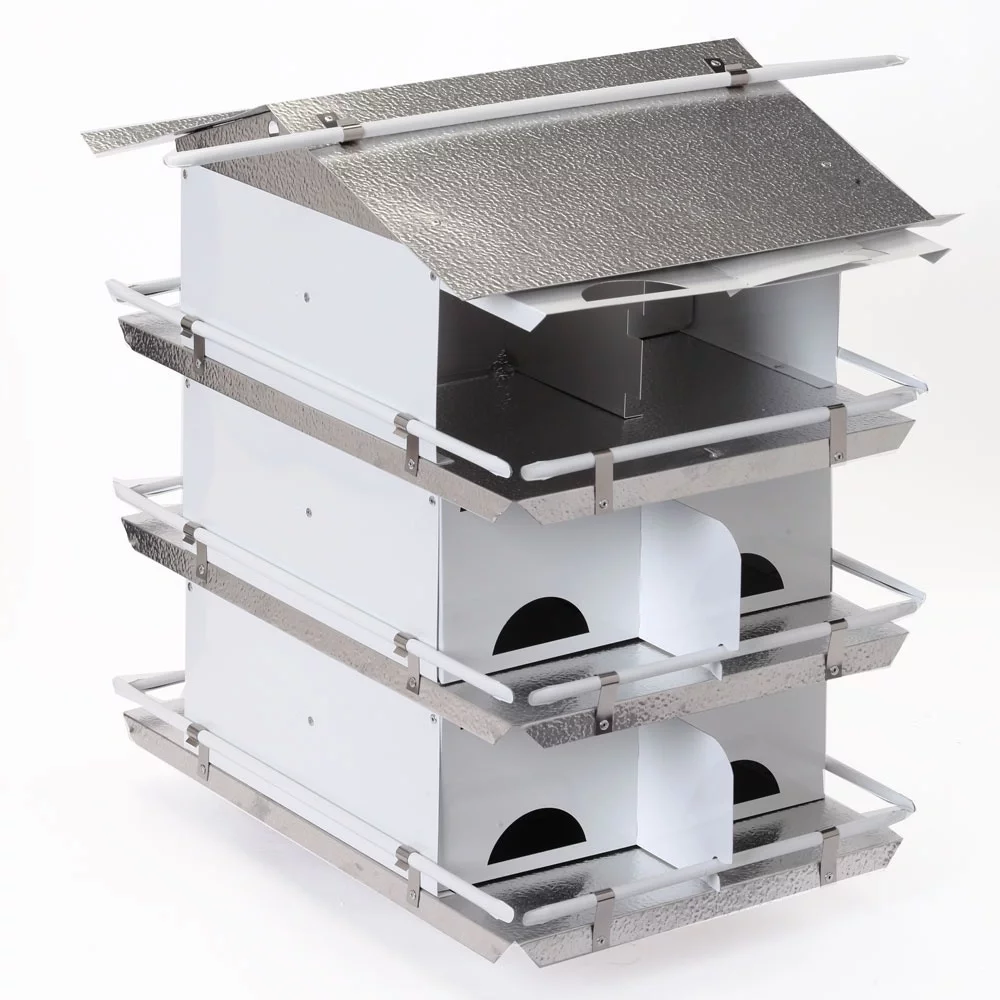 Birds Choice Starling Resistant Purple Martin Mounted Birdhouse