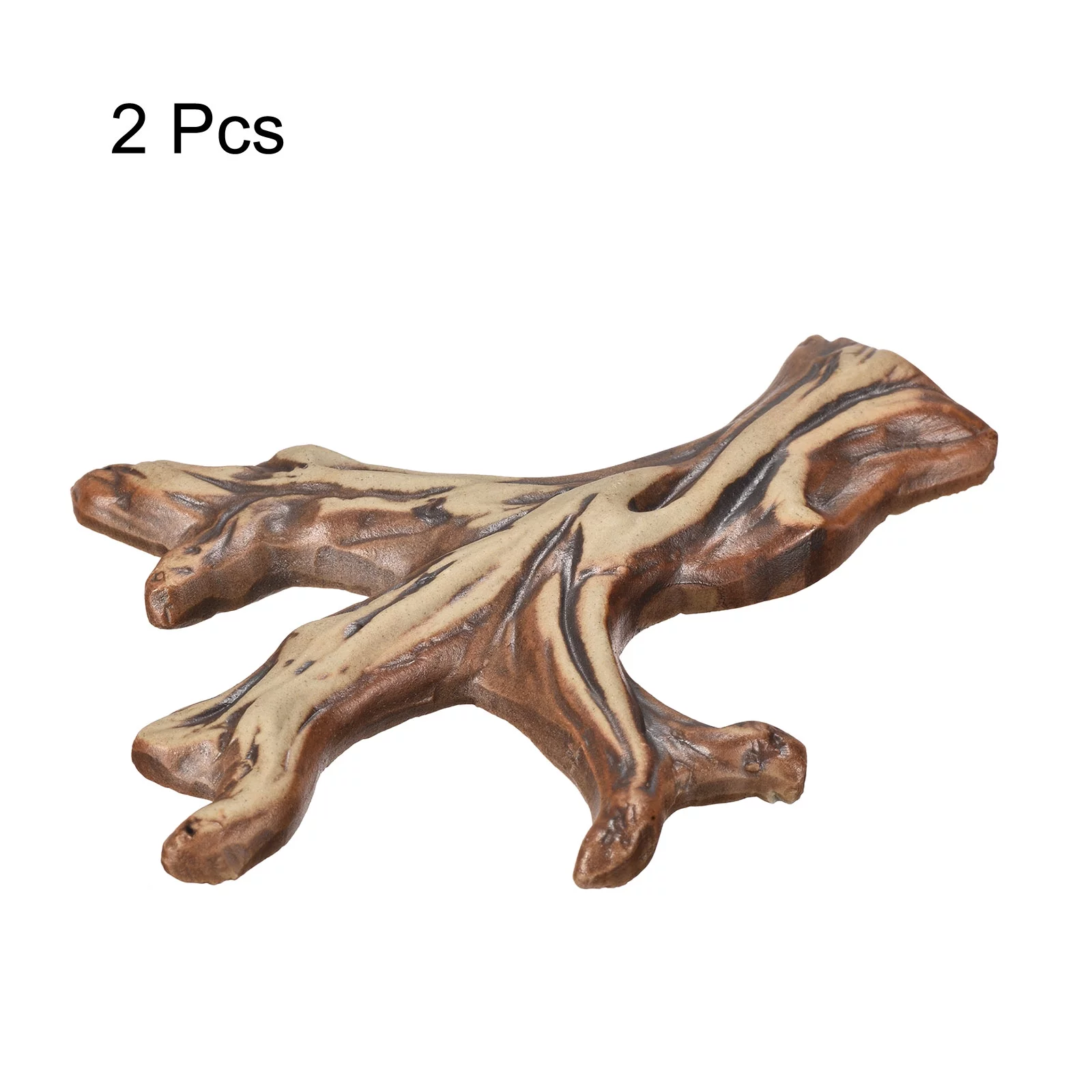 Uxcell #6 Ceramic Tree Branch Artificial Trunk Succulent Micro Landscape 2 Pack