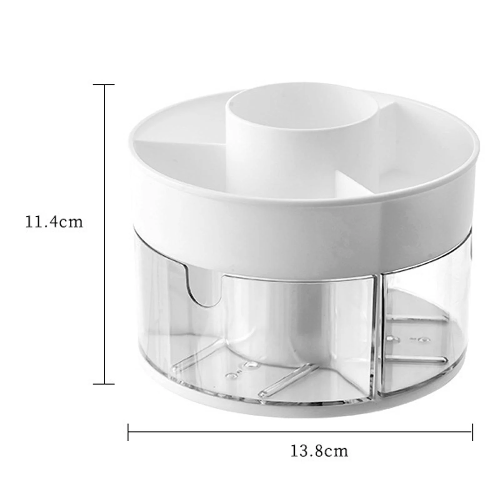 Toysmith 360 degree Rotating Makeup Organizer Holder Pen Holder Countertop Makeup Perfume Organizer Cosmetics Organization for Vanity Office