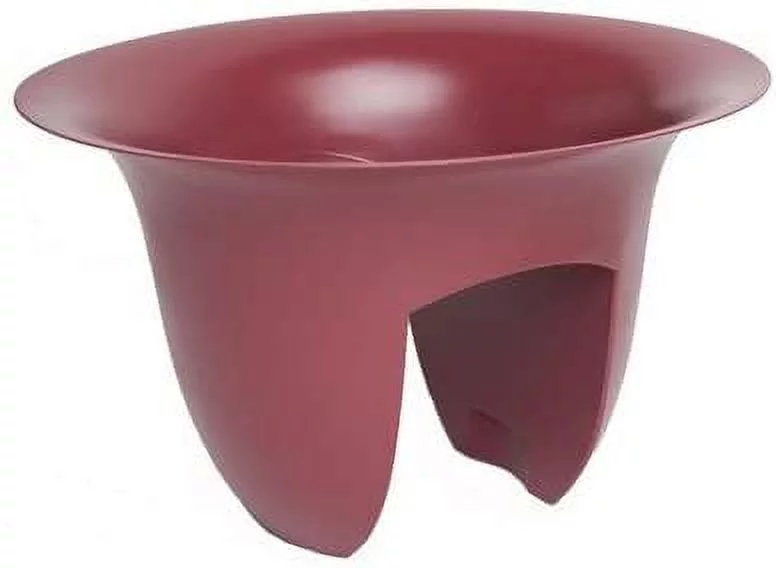 Bloem Modica Deck Rail Planter 18 in. Union Red