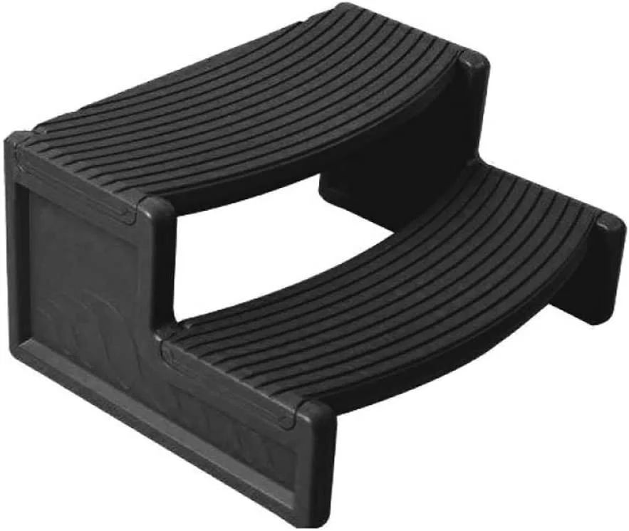 Resin Multi Purpose Spa and Hot Tub Handi-Step Steps, Black