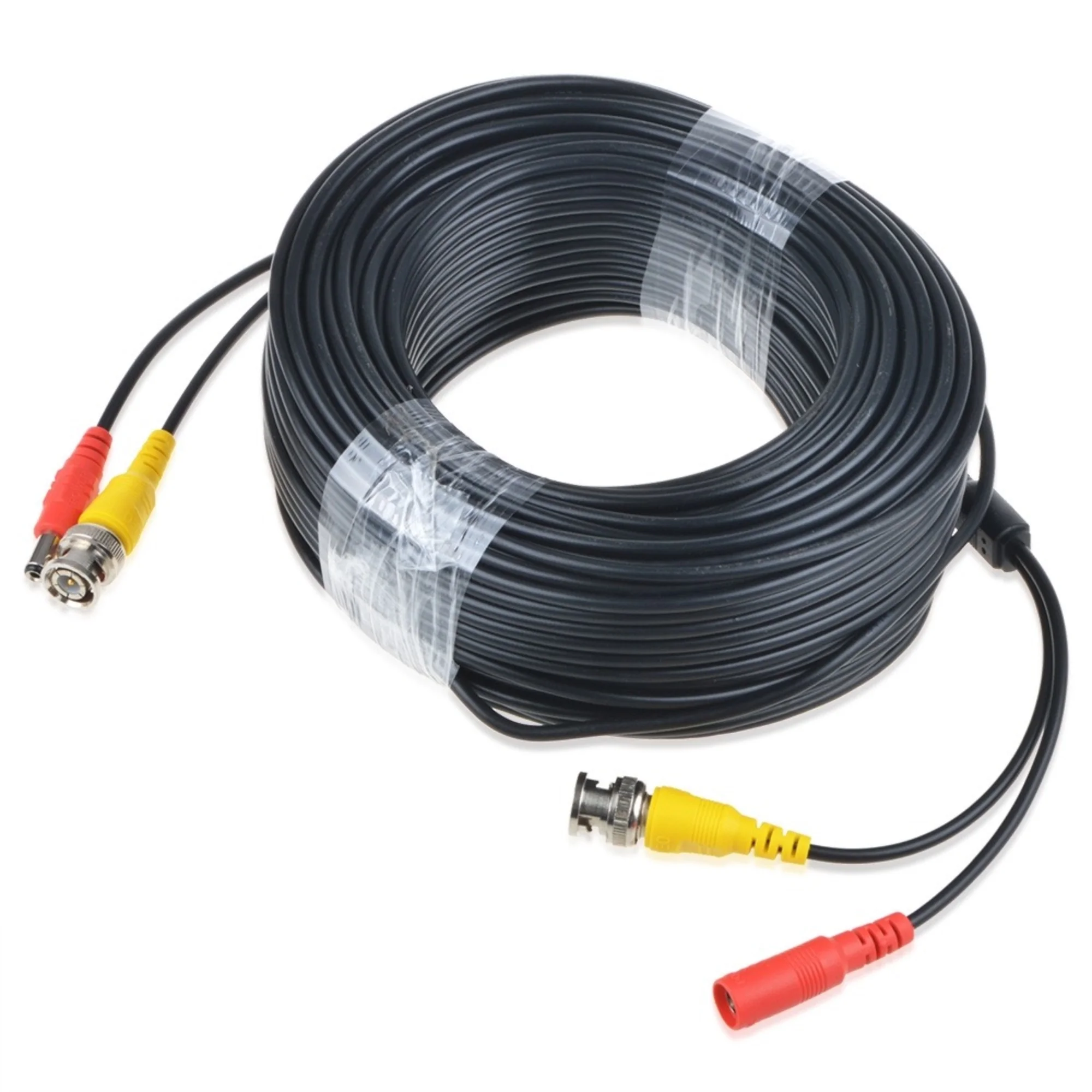 PGENDAR 150ft Black BNC Video Power Wire Cord for Zmodo Q-See Qsee PTZ Camera Cable