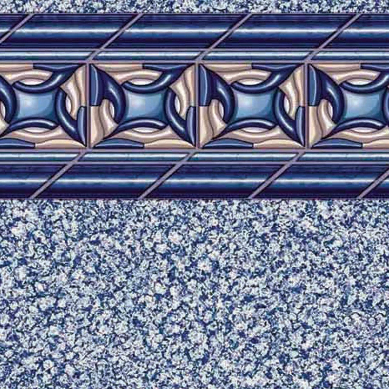 Harris 24' Round Beaded, Pacific Diamond, 52 Inch, 20 Gauge Above Ground Pool Liner