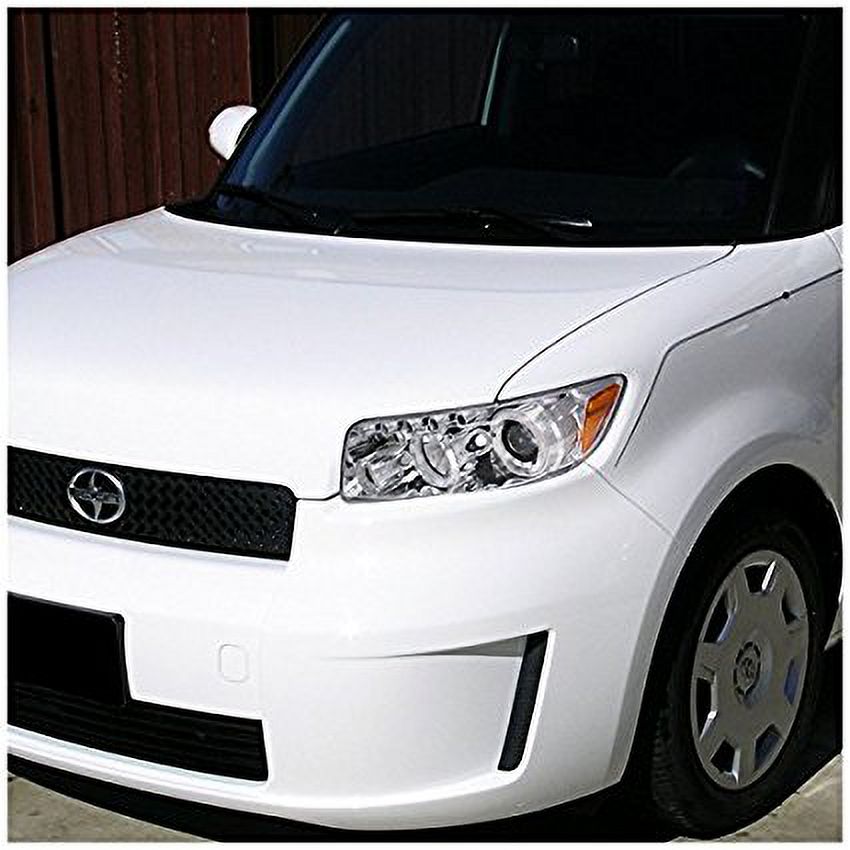 Spec-D Tuning 2LHP-XB08-TM Scion Xb Chrome Clear Led Halo Projector Head Lights