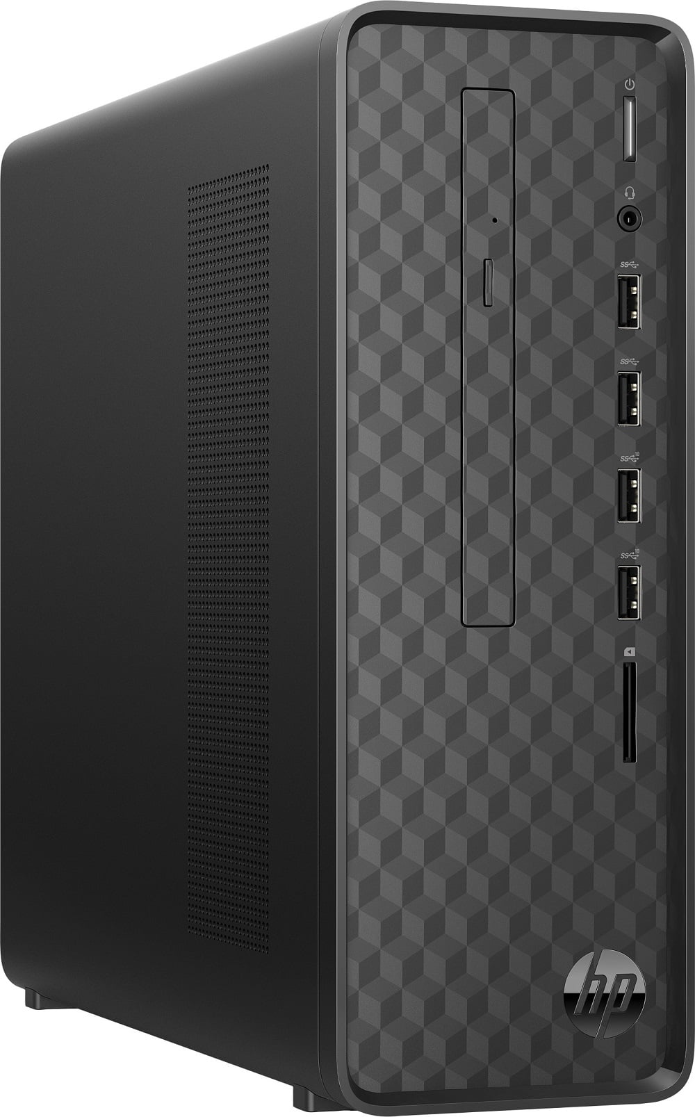 Restored HP Desktop Towers Computer, Pentium Silver J5040, 8GB RAM, 256GB HD & 256GB SSD, Windows 10, Jet Black, 1K0E2AAR#ABA (Refurbished)