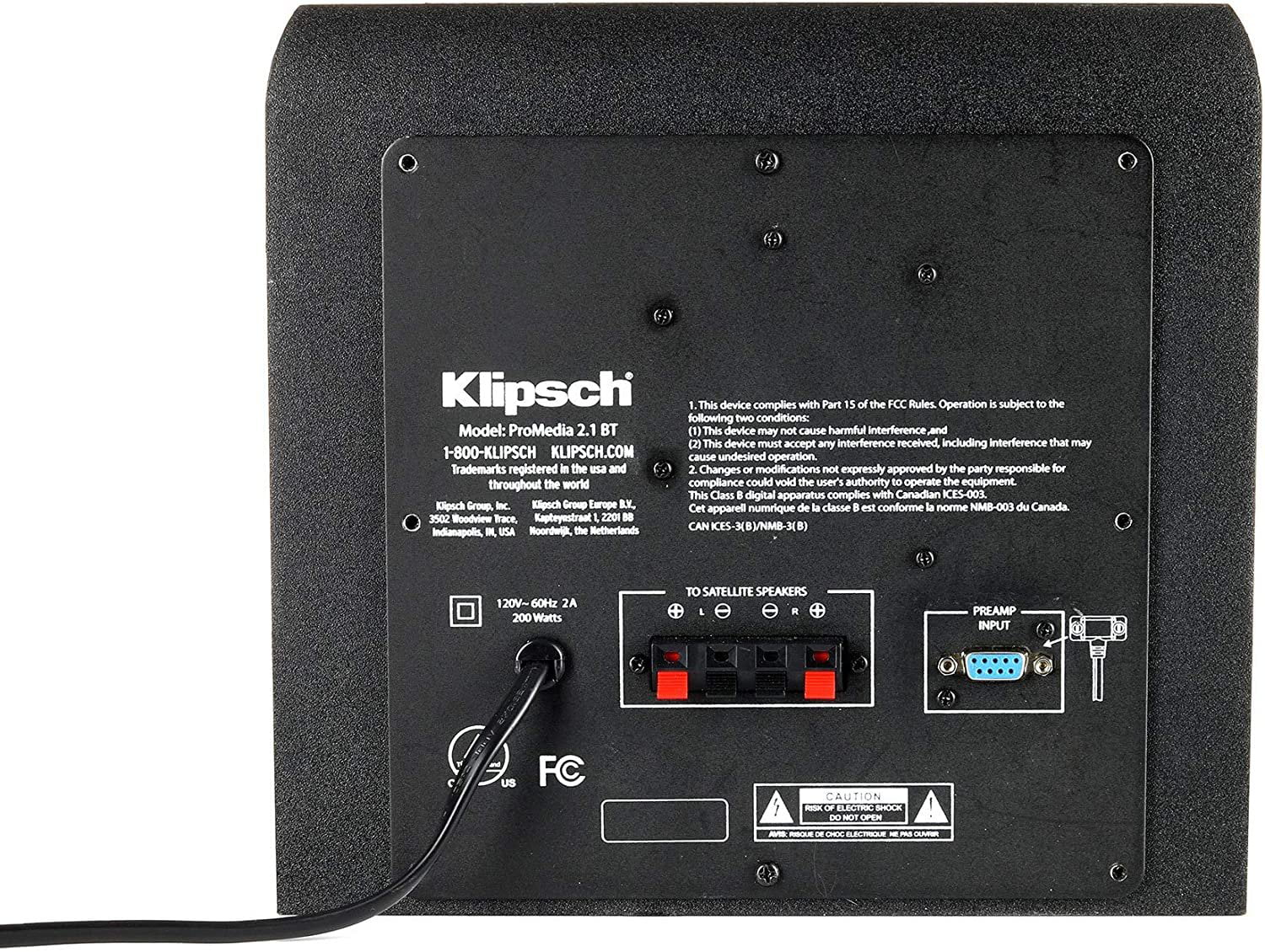 Klipsch ProMedia 2.1 THX Certified Speaker System - Black