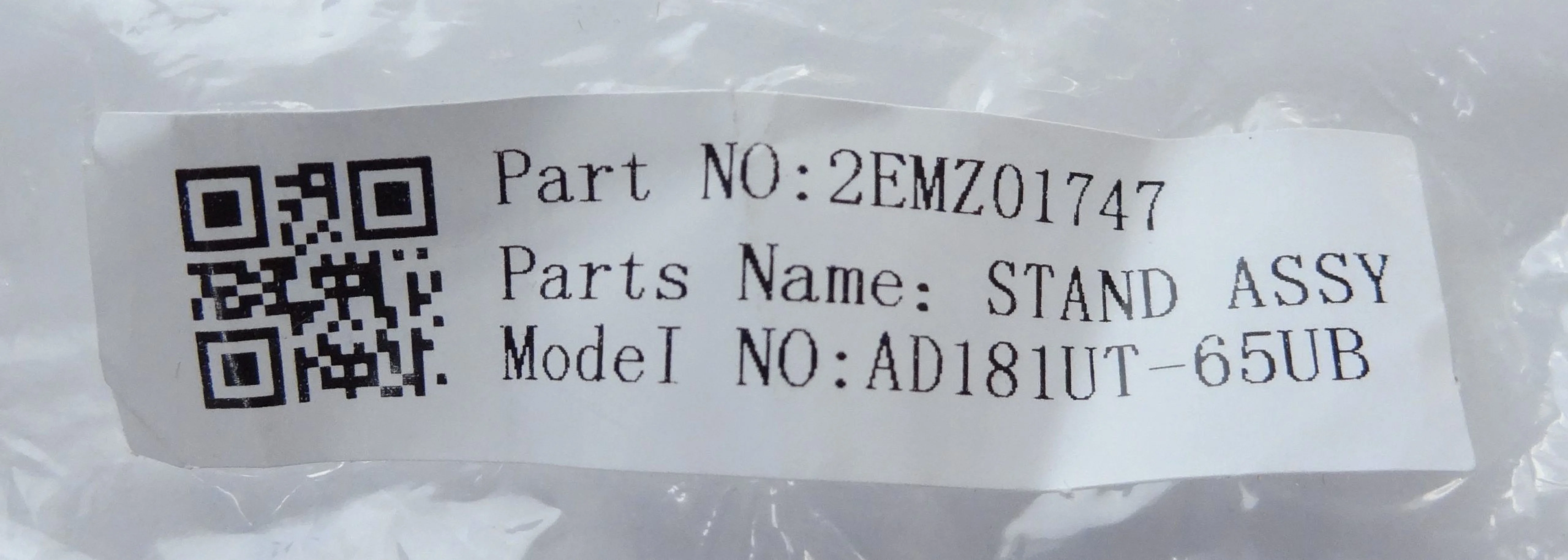 NEW Philips 65PFL5466/F7 65PFL5766/F6 Stand Legs W/Screws (2EMM02009/2EMM02266)