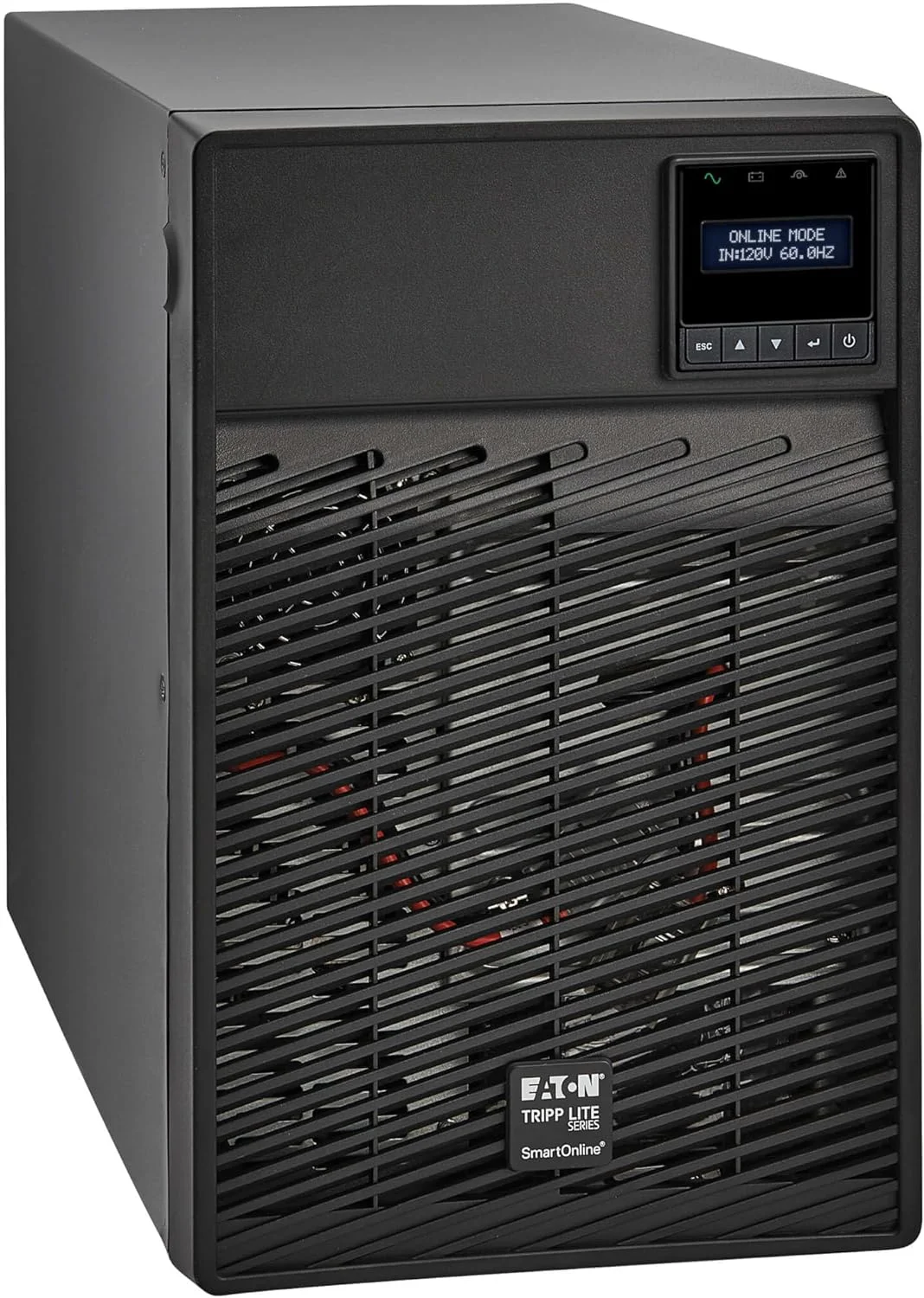 Tripp Lite by Eaton series UPS SmartOnline 3000VA 2700W 120V Double-Conversion UPS - 5 Outlets Extended Run Network Card Option LCD USB DB9 Tower - Tower - 3 Hour Recharge - 5.7 Minute Stand-by - 1...