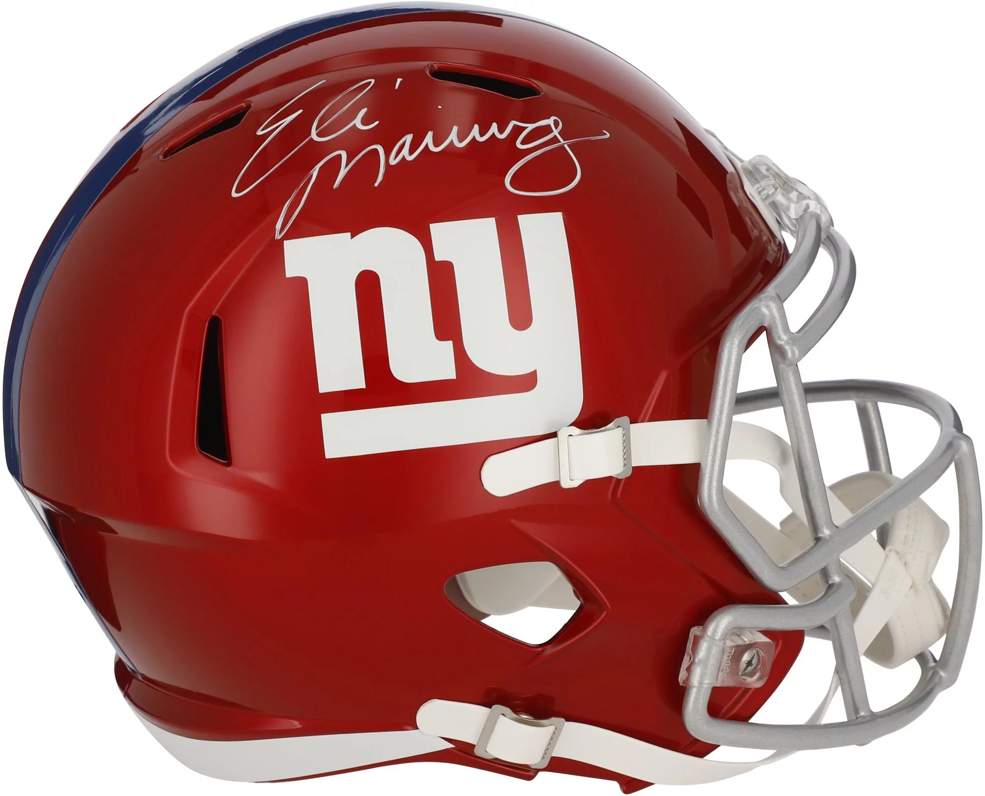 Eli Manning New York Giants Autographed Riddell Flash Speed Replica Helmet - Fanatics Authentic Certified