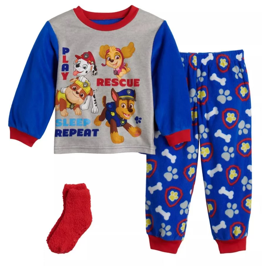 Paw Patrol Pajama Set for Boys Sizes 2T,3T, 4T,5T.