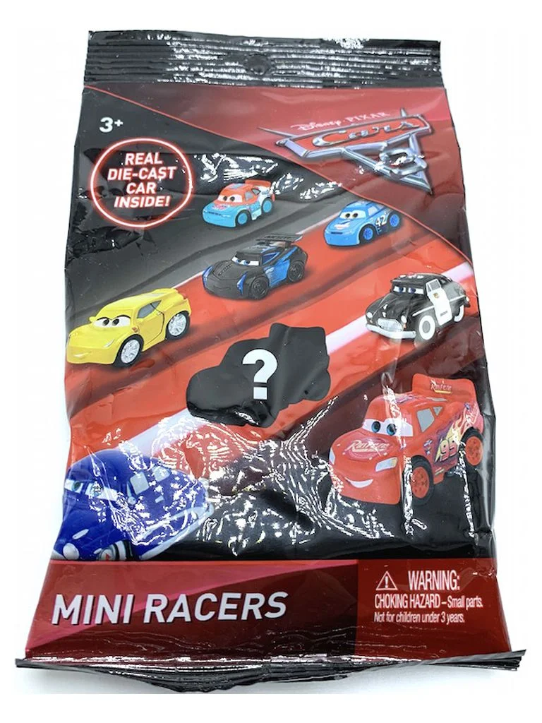 Mattel Disney Pixar Cars 3 Diecast Mini Racers Blind Bag (These are sold individually and styles may vary)