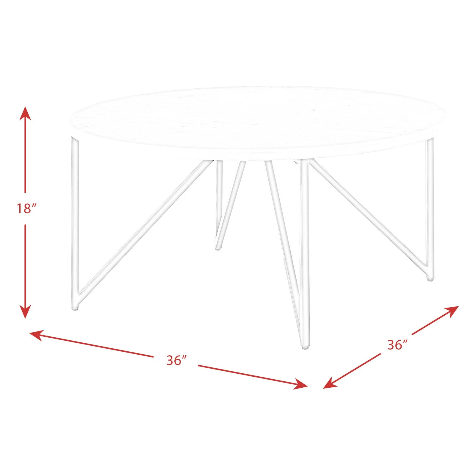 Picket House Furnishings Kinsler Round Coffee Table