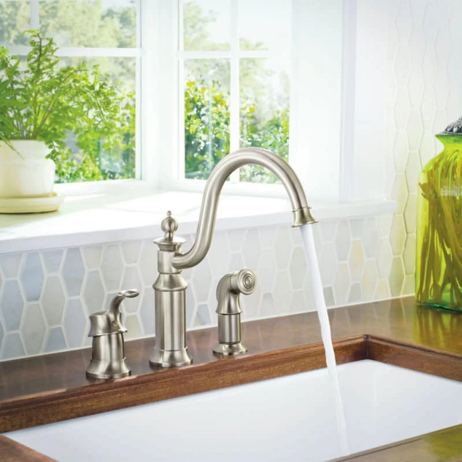 Moen S711 Waterhill High-Arc Kitchen Faucet - Chrome