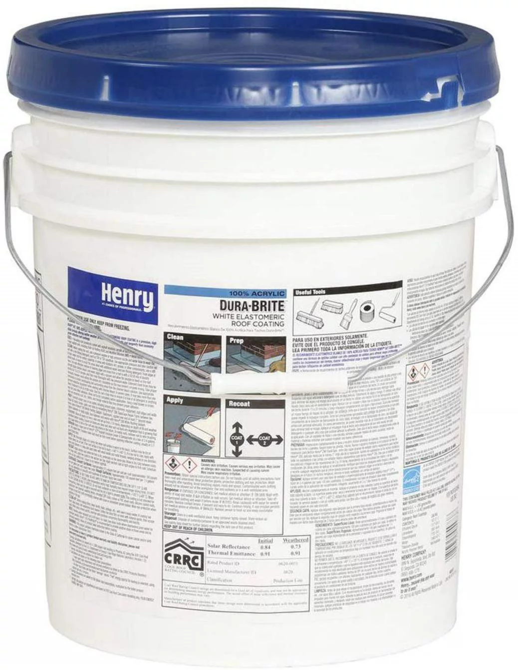 HENRY HE587372 Roof Coating, 5 Gal