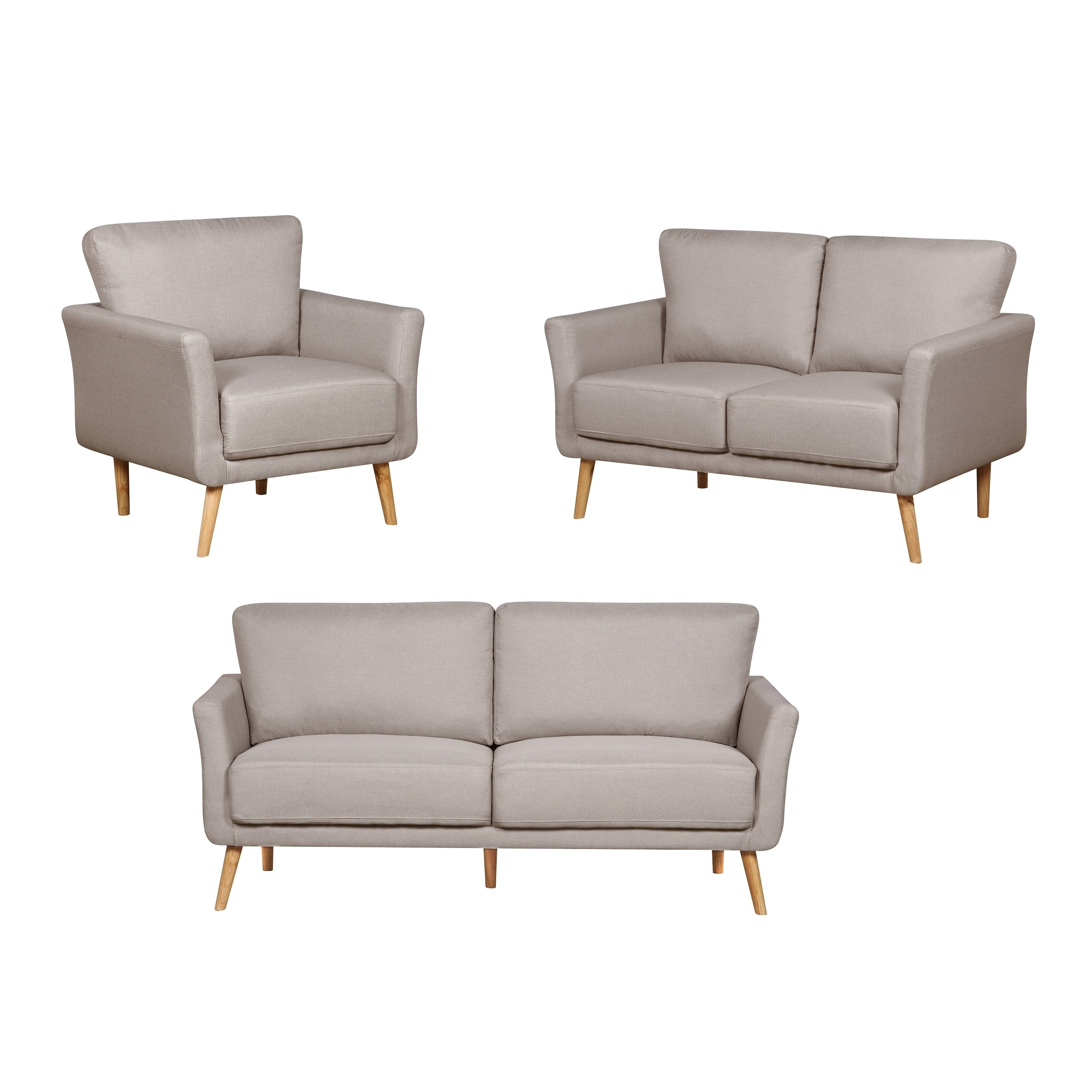 US Pride Furniture Modern Fabric Loveseat