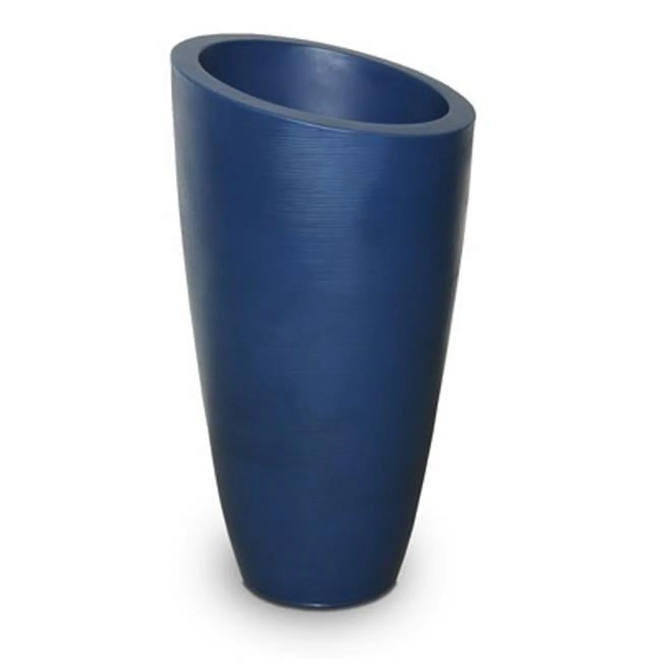 Mayne  Modesto Tall Planter Neptune Blue - 32 in.