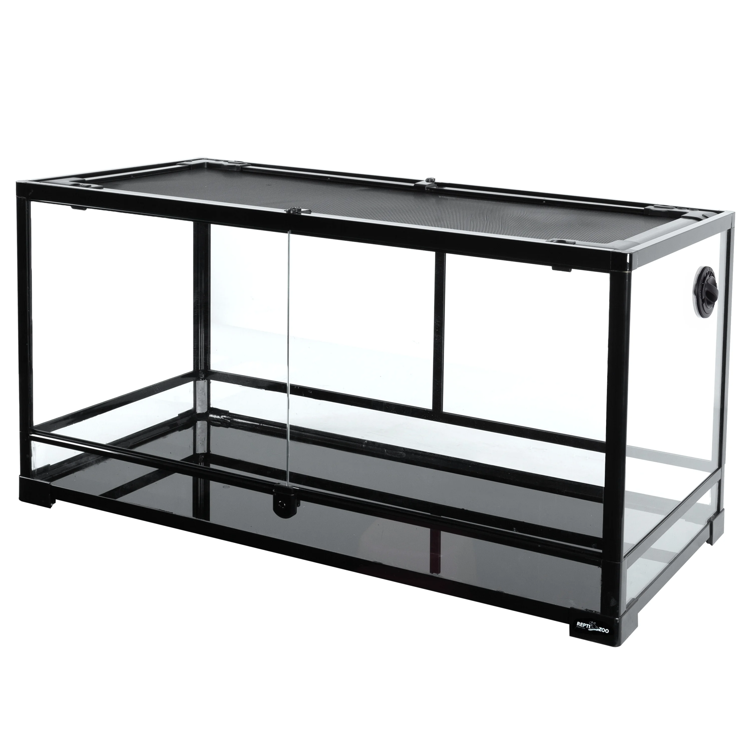 REPTI ZOO Full Tempered Glass Reptile Terrarium, Amphibian, Arachnid Habitat, 36