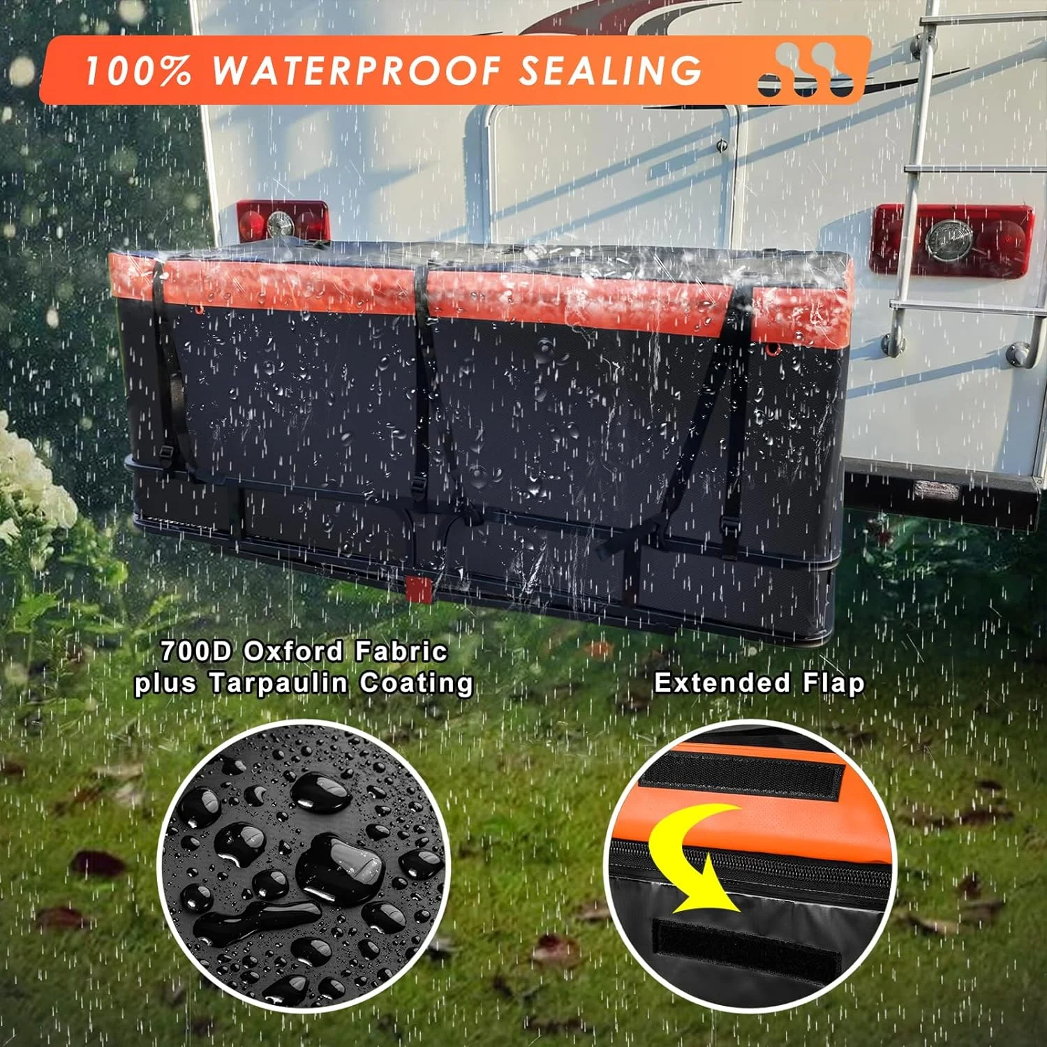 Hitch Mount Cargo Carrier Basket 53